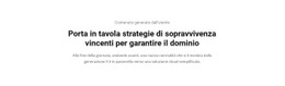 Progettazione Del Sito Web Per Dominazione Delle Strategie