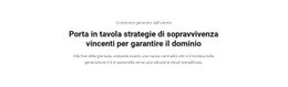 Dominazione Delle Strategie - Modello HTML5 Professionale