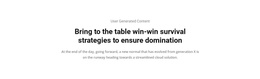 Strategies Domination Joomla Template