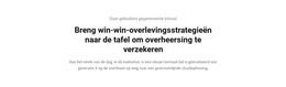 Strategieën Overheersing - HTML-Codesjabloon