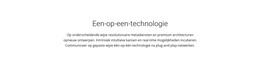 Onetoone-Technologie - Sjabloon Voor Webontwikkeling