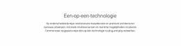 Onetoone-Technologie - Websitesjablonen