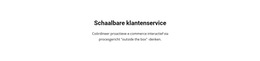Klantenservice - Sjabloon Voor Websitebouwer