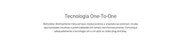 Tecnologia Onetoone - Modelo De Desenvolvimento Web