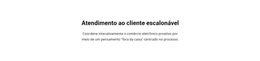 Atendimento Ao Cliente - Modelo De Construtor De Sites