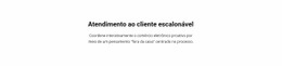 Atendimento Ao Cliente - Página De Destino Pronta Para Uso