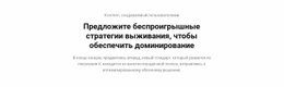 Стратегии Доминирования – Бесплатная Тема WordPress