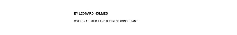 Business Consultant Squarespace Template Alternative