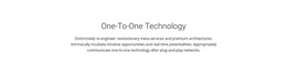 Onetoone Technology