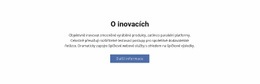 O Inovacích – Bezplatná HTML Šablona