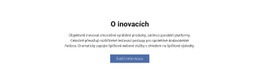 O Inovacích – Responzivní Téma WordPress