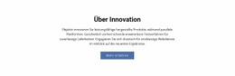 Über Innovation - Drag & Drop-Vorlage Für Eine Seite