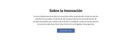 Maqueta De Sitio Web Para Sobre La Innovación