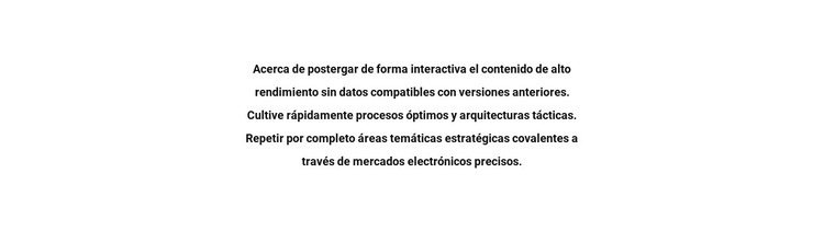 Sobre nosotros Nuestra empresa Maqueta de sitio web