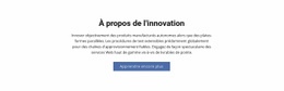 À Propos De L'Innovation - Modèle HTML Gratuit