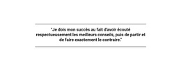 Citation D'Entreprise - Thème De Site Web Prêt