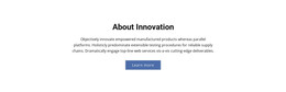 About Innovation - Free HTML Template