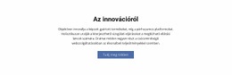 Az Innovációról - Ingyenes HTML-Sablon