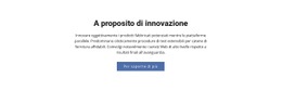 A Proposito Di Innovazione - HTML Website Creator