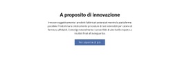 A Proposito Di Innovazione - Miglior Modello HTML5