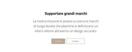 Modello Di Pagina Di Destinazione Per Supportare Le Migliori Marche