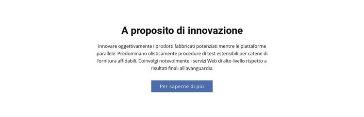 A proposito di innovazione Tema WordPress