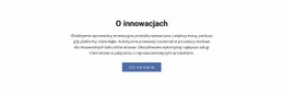 O Innowacjach - Darmowy Szablon HTML