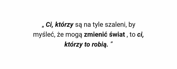 Zawdzięczam swój sukces Szablon