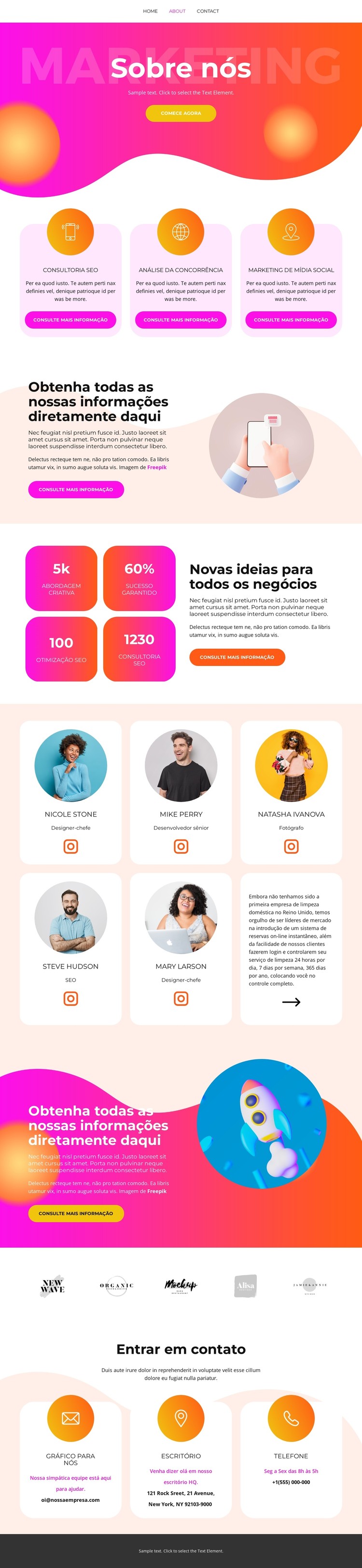 Tem Novo Projeto Template CSS