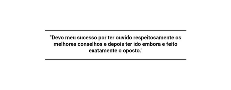 Cotação de Negócios Modelo de uma página