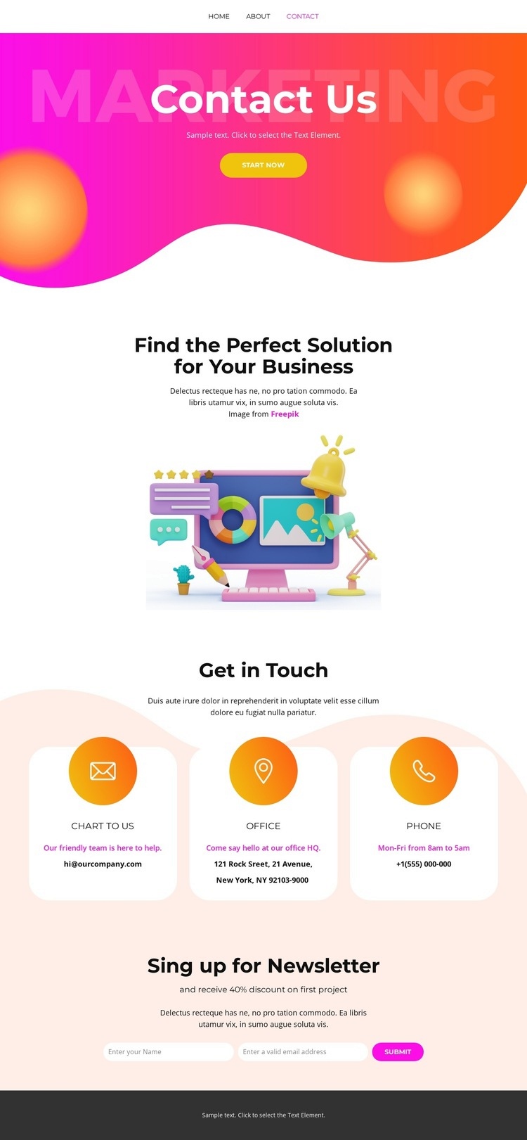 Pay for Qualified Traffic Squarespace Template Alternative