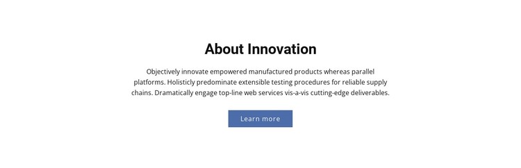 About Innovation Static Site Generator