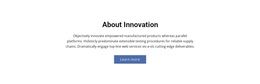 About Innovation - Professionally Designed