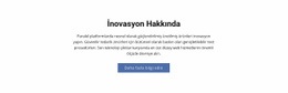 İnovasyon Hakkında - En Iyi HTML5 Şablonu