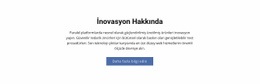 İnovasyon Hakkında - Profesyonelce Tasarlanmış