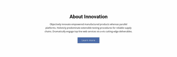 About Innovation Website Design