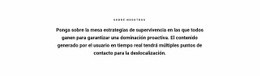 Bloque Con Texto Grande Sitio Web De Comercio Electrónico