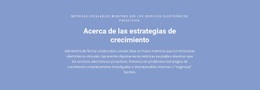 Acerca De Las Estrategias De Crecimiento - Plantilla Joomla Sencilla