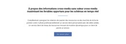 Sections De La Page D'Accueil Pour À Propos Des Informations Multimédias