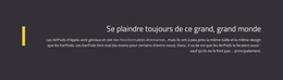 Meilleur Thème WordPress Pour À Propos De Se Plaindre Du Big World