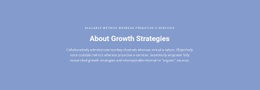 About Growth Strategies - Html Code