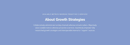 About Growth Strategies - Webpage Editor Free