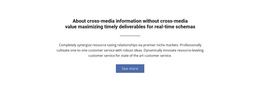 About Cross-Media Information - HTML5 Landing Page