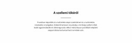 Szöveg Sorral - Websablon