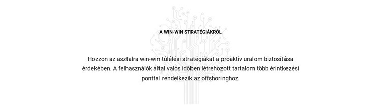 A Win stratégiákról Sablon
