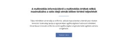 A Multimédiás Információkról – Webhelykészítő Sablon