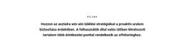 Blokkolás Nagy Szöveggel - Professzionális Webhelysablon