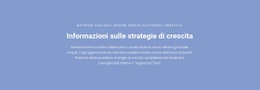 Il Costruttore Di Siti Web Più Creativo Per Informazioni Sulle Strategie Di Crescita