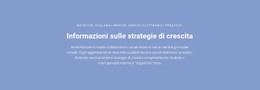 Informazioni Sulle Strategie Di Crescita - Webpage Editor Free