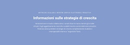 Informazioni Sulle Strategie Di Crescita